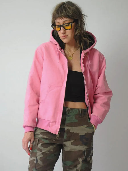 Pink Carhartt Canvas Coat