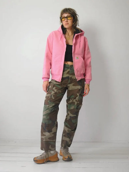 Pink Carhartt Canvas Coat