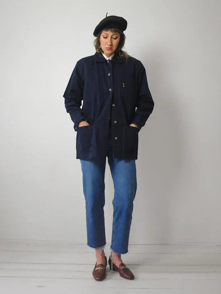 1990's Navy Chore Jacket