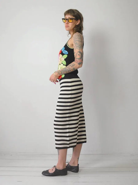 1980s Sequined Flower Tank