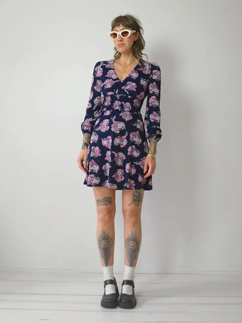 1970's Shellie Spring Mini Dress