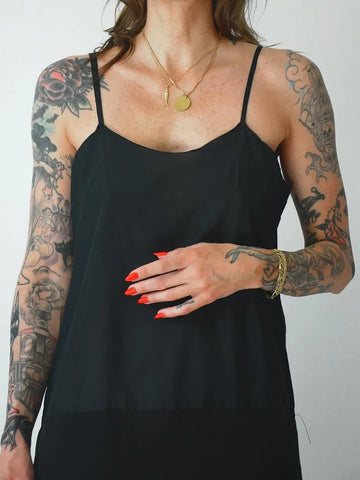 1930's Minimalist Silk Slip Dress