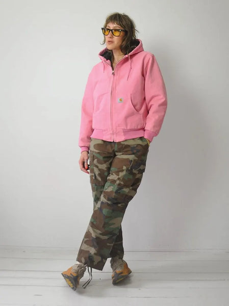 Pink Carhartt Canvas Coat