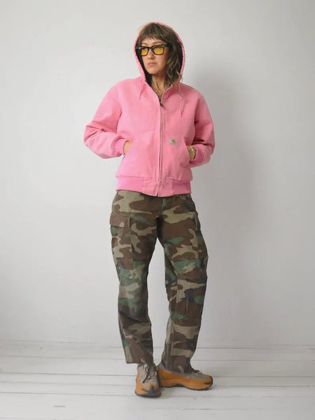 Pink Carhartt Canvas Coat