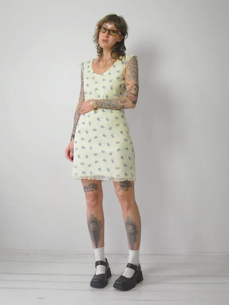 1990's Floral Mini Sundress