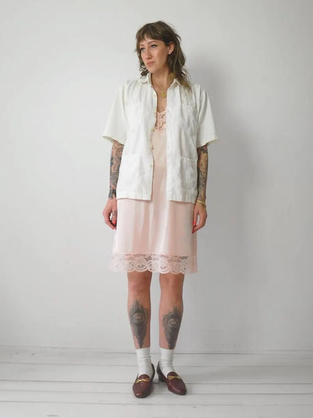 1980's Cotton Cuban Shirt