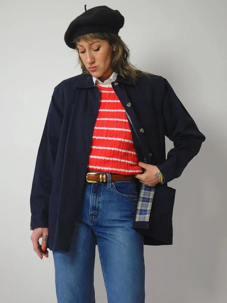 1990's Navy Chore Jacket