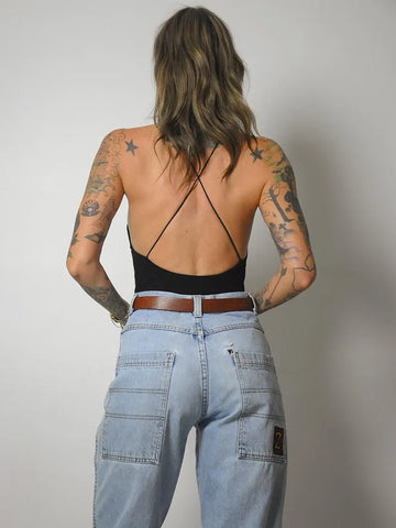 90's Light Wash Wide Leg Jeans 30x30