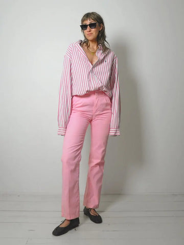 1980's Pink Pleated Pants 28x31
