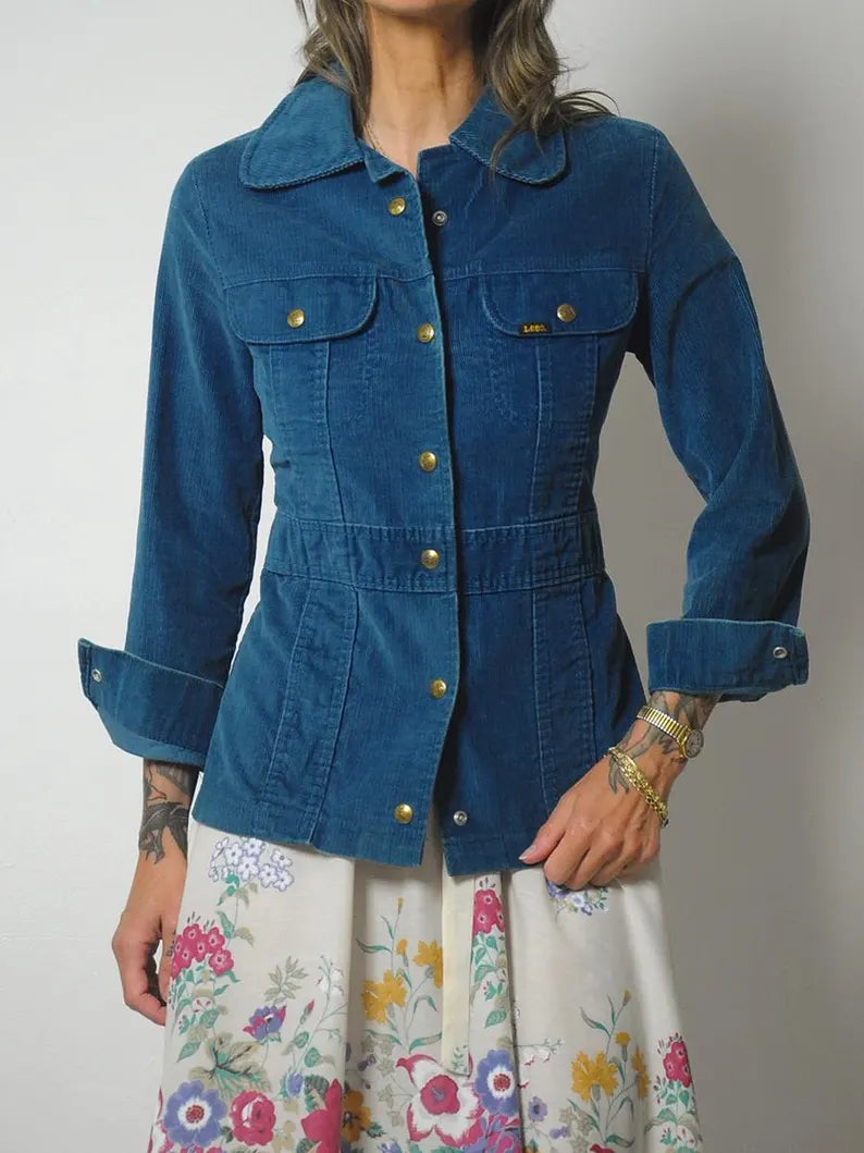 1970's Fitted Corduroy Lee Jacket