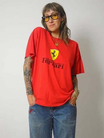 90's Oversized Ferrari Tee