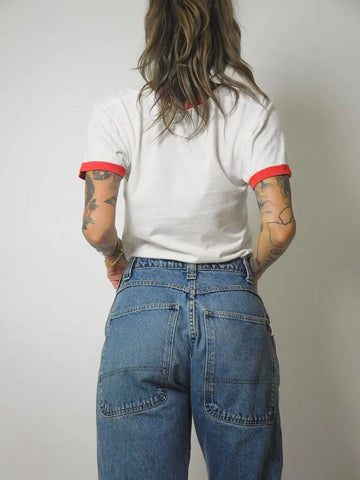 90's Oversized Wide Leg Jeans 31x32