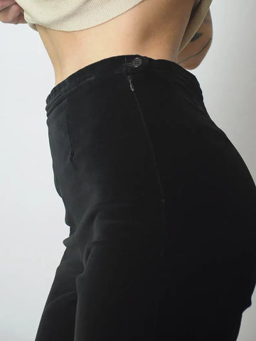 Black Ralph Lauren Velvet Pants