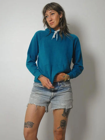 1980's Tultex Blank Hoodie Sweatshirt