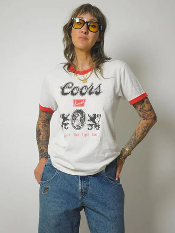 1970's Coors Beer Ringer Shirt