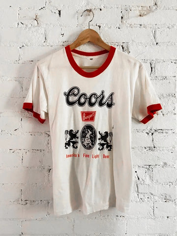 1970's Coors Beer Ringer Shirt