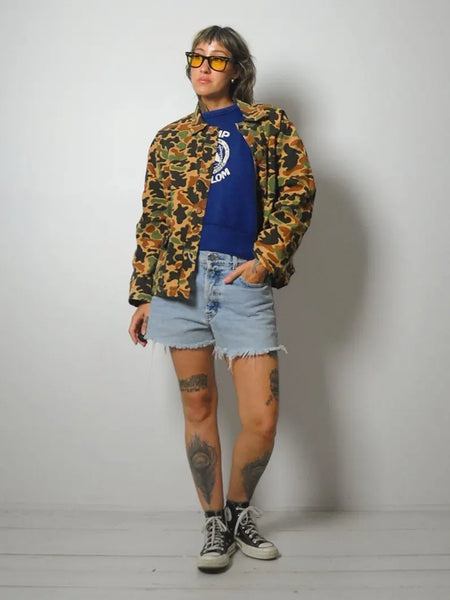 1980's Lightweight Duck Camo Jacket