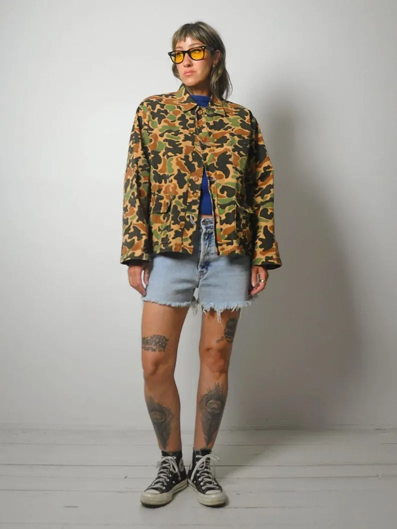 1980's Lightweight Duck Camo Jacket