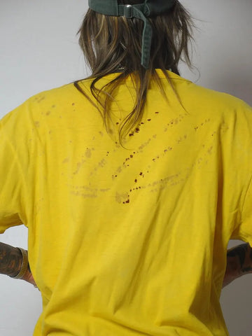 80's Golden Holey Faded Adidas Tee