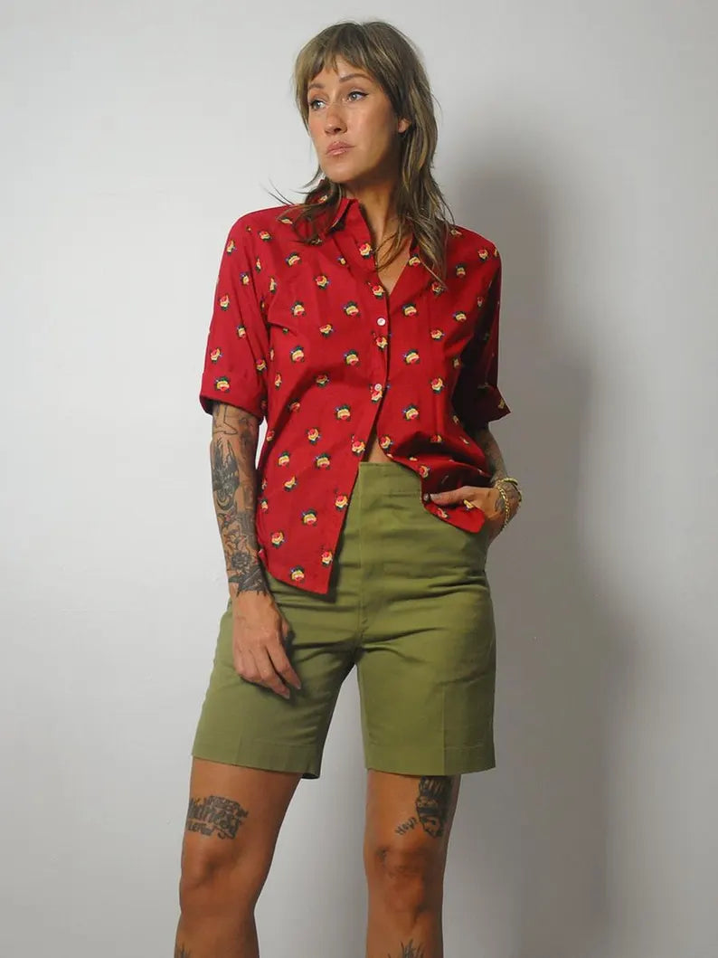90's Ralph Lauren Floral Blouse