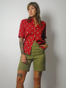 90's Ralph Lauren Floral Blouse