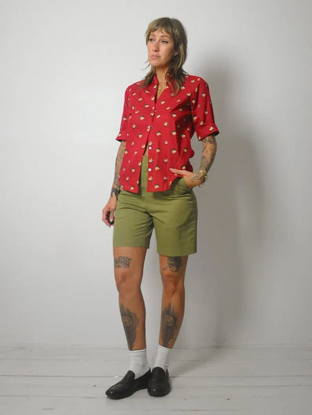 90's Ralph Lauren Floral Blouse