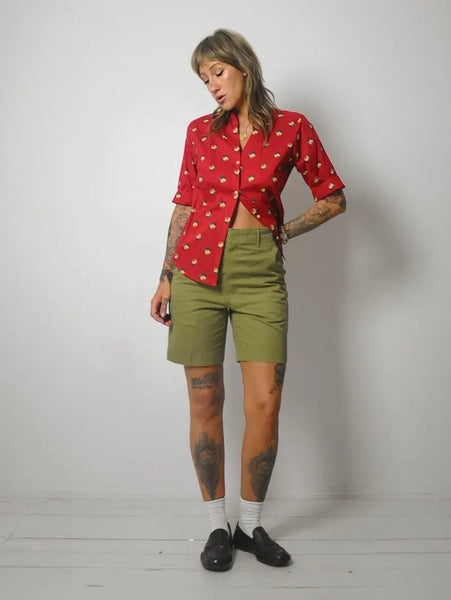 90's Ralph Lauren Floral Blouse