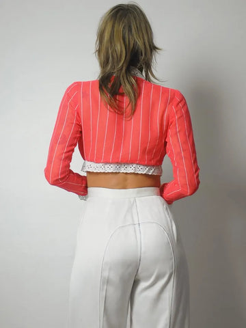 1970's Zig Zag Seam Bell Bottoms