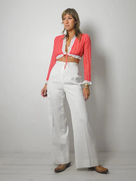 1970's Zig Zag Seam Bell Bottoms