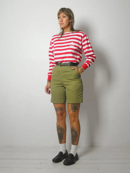 80's Abercrombie & Fitch Striped Sailor Shirt