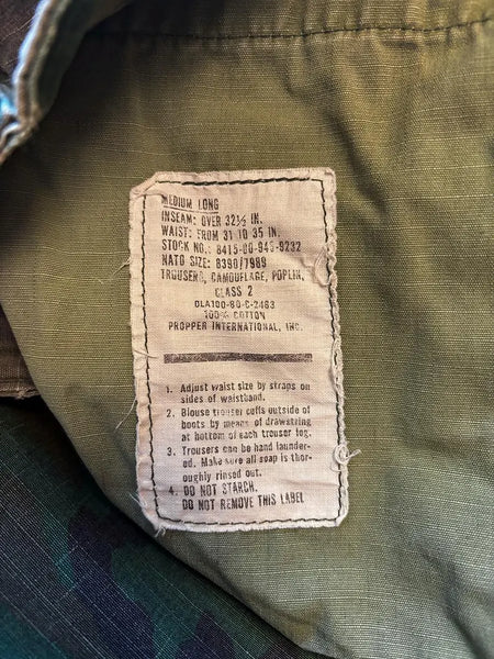 80's Military Camouflage Pants