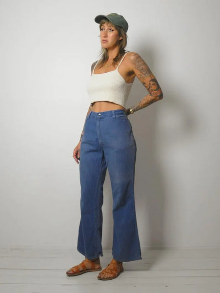 1970's Studded Pocket Jeans 34x39