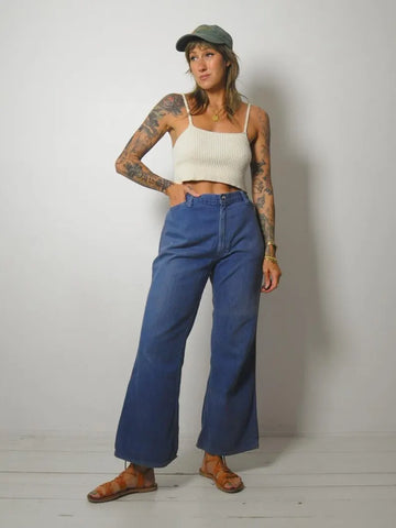 1970's Studded Pocket Jeans 34x39