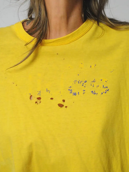 80's Golden Holey Faded Adidas Tee