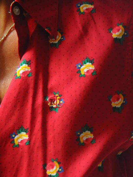 90's Ralph Lauren Floral Blouse