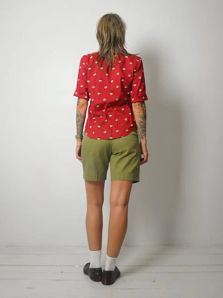 90's Ralph Lauren Floral Blouse