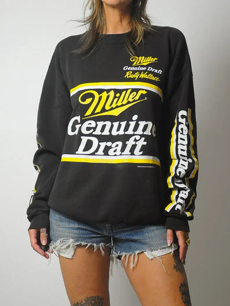 Miller Genuine Draft Rusty Wallace Sweatshirt