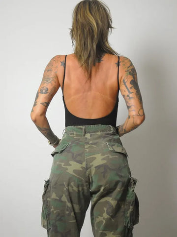 80's Military Camouflage Pants