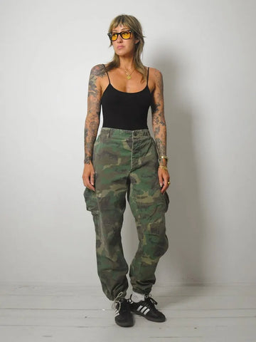 80's Military Camouflage Pants