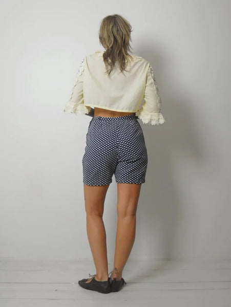 1970's German Lace Dirndl Blouse