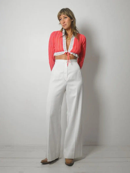 1970's Zig Zag Seam Bell Bottoms
