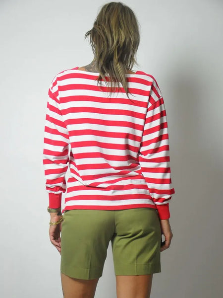 80's Abercrombie & Fitch Striped Sailor Shirt