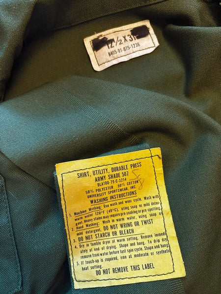 1979 OG-507 Utility Military Shirt