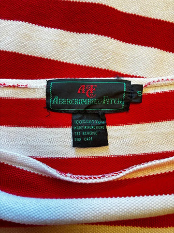 80's Abercrombie & Fitch Striped Sailor Shirt