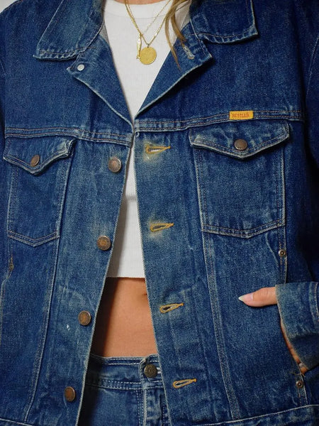 80's Faded Rustler Jean Jacket