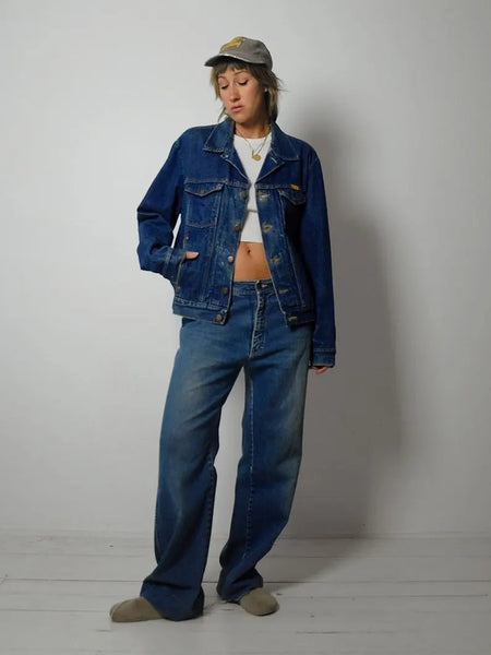 80's Faded Rustler Jean Jacket