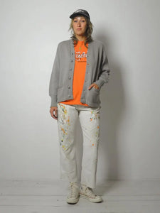 1950's Wool Grey Cardigan