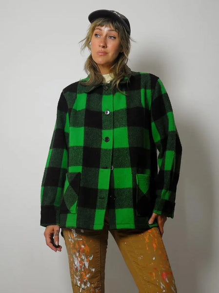 1950's Bemidji Plaid Wool Jacket