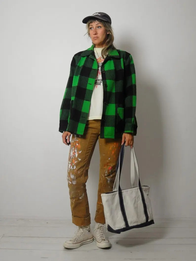 1950's Bemidji Plaid Wool Jacket