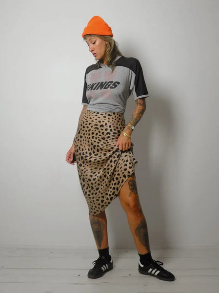 1980's Thin Vikings Ringer Tee
